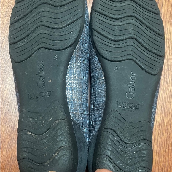 Gabor Black and Gray Women's Flats - Picture 3 of 4